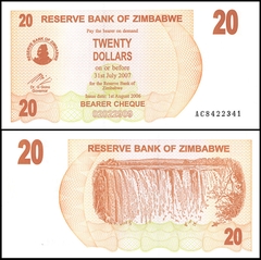 20 dollars Zimbabwe 2006