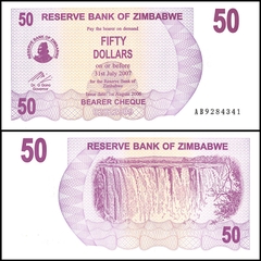 50 dollars Zimbabwe 2006
