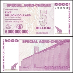 5 tỷ dollars Zimbabwe 2008