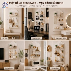 Bảng Pegboard treo tường|Tối ưu không gian, nâng tầm hiện đại