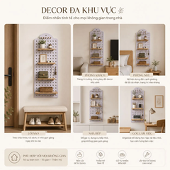 Bảng Pegboard treo tường|Tối ưu không gian, nâng tầm hiện đại