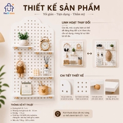 Bảng Pegboard treo tường|Tối ưu không gian, nâng tầm hiện đại