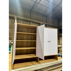 Tủ Giày Gỗ, Tủ Để Đồ Gỗ 4 Cánh Cứng Cáp Chất Liệu Gỗ MDF Phủ Melanin