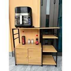 Kệ Nhà Bếp, Kệ Lò Vi Sóng Có Tủ, Kệ Để Lò Nướng Đa Năng