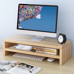 Kệ Kê Laptop, Kệ Màn Hình Máy Tính Để Bàn 2 Tầng Chống Gù Lưng