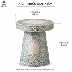 Đôn Khảm Trai Hoa Ánh Xà Cừ Indochine – Điểm Nhấn Nghệ Thuật Cho Không Gian Sang Trọng