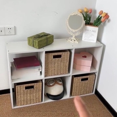 Kệ Tổ Ong Decor 6-8 ô Vuông Màu Trắng, Kệ Để sách, Để Đồ Trang Trí Tiện Lợi