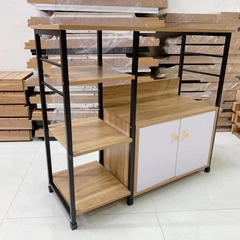 Kệ Nhà Bếp, Kệ Lò Vi Sóng Có Tủ, Kệ Để Lò Nướng Đa Năng