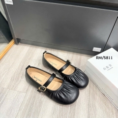 giày búp bê da mũi nhún 5811 QC