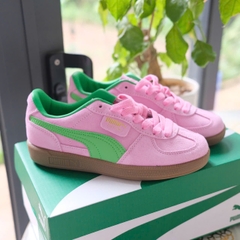 puma palermo hồng xanh