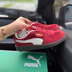 puma palermo đỏ mận