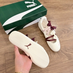 bb puma trắng đỏ nơ