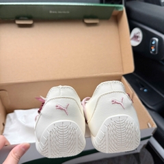 bb puma trắng đỏ nơ