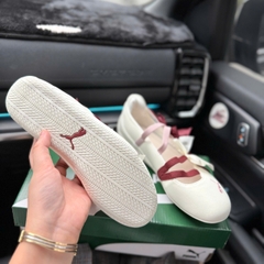 bb puma trắng đỏ nơ