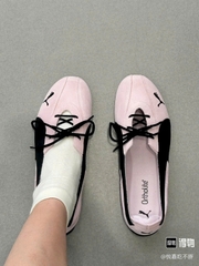 bb puma hồng thắt dây