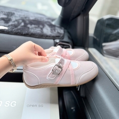 giày bb quai khuy hồng (K9056)