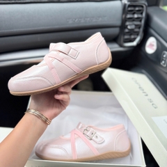 giày bb quai khuy hồng (K9056)