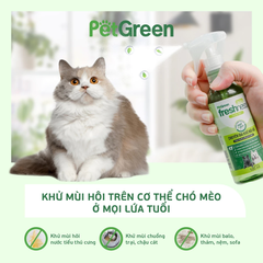 Xịt Khử Mùi Thú Cưng PetGreen Freshness 360 Pure Air 100ml
