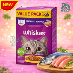 Pate mèo trưởng thành Whiskas Adult - Hộp 6 gói 80g