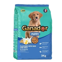 Thức ăn hạt cho chó con GANADOR Puppy vị Trứng & Sữa 3kg