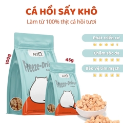 Thức ăn sấy đông khô PetQ vị Cá hồi 45g