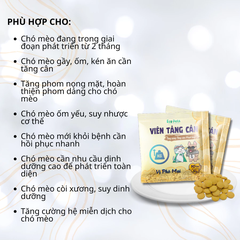 Viên tăng cân Ecopets vị phô mai 5g (10 viên)
