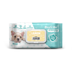 Khăn ướt kháng khuẩn cho chó ABSOLUTE PET - Hương Chanh
