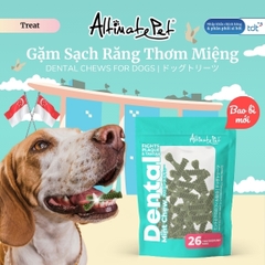 Gặm sạch răng thơm miệng Bàn chải vị Bạc hà Vừa 150g