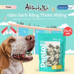 Gặm sạch răng thơm miệng Khúc xương vị Bạc hà 150g