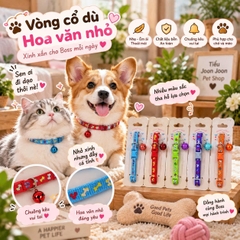 Vòng cổ dù hoa văn nhỏ