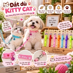 Dây dắt dù kitty Cat 0.8cm