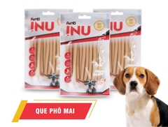 Que gặm sạch răng hương phô mai Fonti Inu 100g