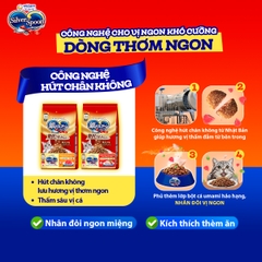 Thức ăn hạt cho mèo giảm nôn trớ SilverSpoon vị Cá Ngừ 800g