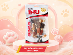 Thịt xiên que rau củ Double Kaboz 100g - Fonti Inu
