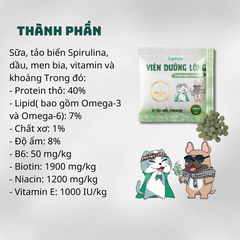 Viên dưỡng lông Ecopets vị tảo biển 5g (10 viên)