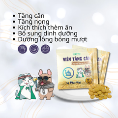 Viên tăng cân Ecopets vị phô mai 5g (10 viên)