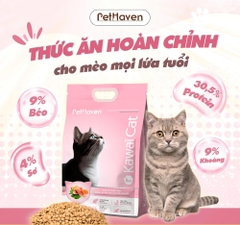 Thức ăn hạt cho mèo mọi lứa tuổi Kawai Cat vị Cá Hồi 1,5kg