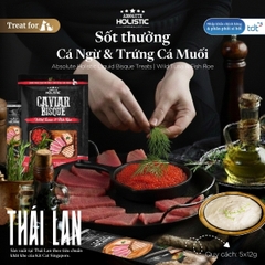 Súp thưởng Absolute Holistic Bisque Cá ngừ & trứng cá 60g