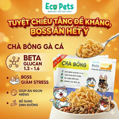 Chà bông Beta Amin Ecopets vị cá 10G