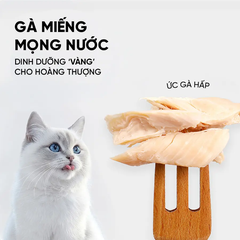 Ức gà hấp nước cốt gà