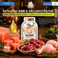 PATE GÓI CATIDEA 35G_CÁ HỒI + RONG BIỂN + DẦU NHUYỄN THỂ