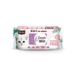 Khăn ướt kháng khuẩn cho mèo Kit Cat - Hương Lavender