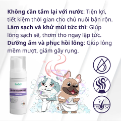 Sữa tắm chó mèo khô Ecopets 100ml