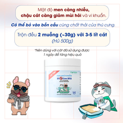 Men khử khuẩn Ecopets Bioline BS1 600gr