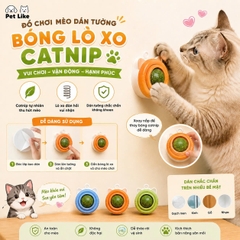Đồ chơi nén cỏ mèo dán tường