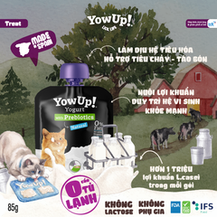 SỮA CHUA YOWUP! CHO MÈO - BỔ SUNG CHẤT XƠ_Thức ăn cho mèo 85g (Yowup Cats Prebiotics)