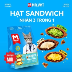 Hạt Mr.Vet Sandwich 1Kg cho Mèo mọi lứa tuổi