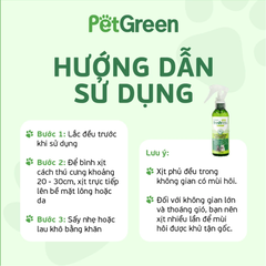 Xịt Khử Mùi Thú Cưng PetGreen Freshness 360 Pure Air 100ml