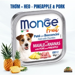Pate chó cao cấp Ý Monge FRUIT hộp 100g