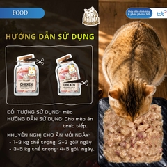 PATE GÓI CATIDEA 35G_THỊT THỎ + VỎ HẠT MÃ ĐỀ + DẦU NHUYỄN THỂ